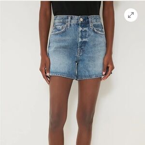 Agolde Parker long denim short organic cotton like new